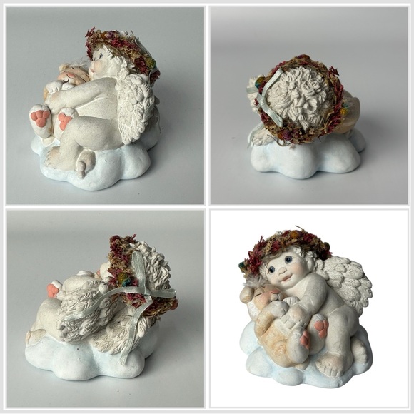 Dreamsicles Collectables Exclusive Vintage “ Bunny Love “ 1997 Figurine Used - Picture 1 of 6